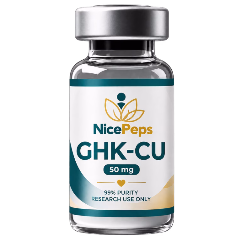 GHK-CU research peptide vial
