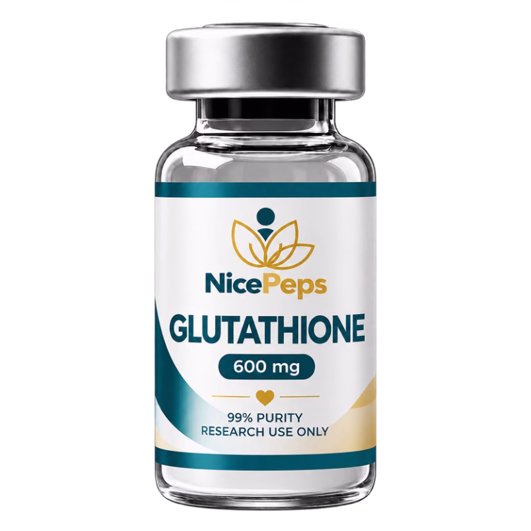 Glutathione research peptide vial