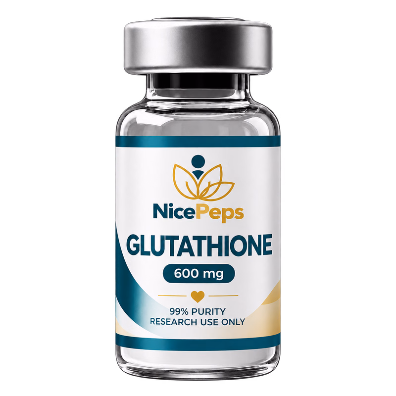 Glutathione research peptide vial