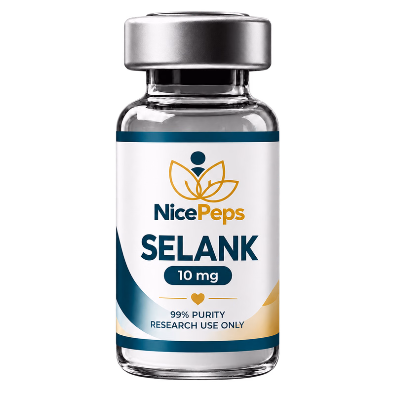 Selank research peptide vial